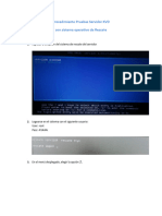 Procedimiento Pruebas Servidor KVD-Linux