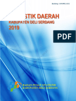 Data Statistik Daerah Kabupaten Deli Serdang 2019