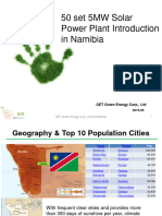 Solar Power Plan Introduction For Namibia - 0511