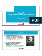 Tema 07 - 03 - Slides Categorização e Teoria Dos Conjuntos-1