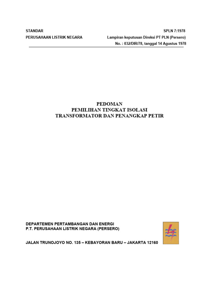 SPLN 7 1978 | PDF