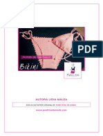 Puntitos de Moda Patron Bikini Ganchillo 125930