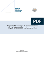 Regras de Pos Validacao Da EFD ICMS IPI Do Estado Do Piaui v1.0