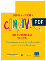 Enseñar y Aprender A Convivir Una Responsabilidad Compartida (PP 11-14)