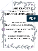 Ge9 Characters & Chapter Summaries - NMT