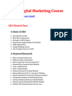 SEO & Digital Marketing Course Module (3) DF