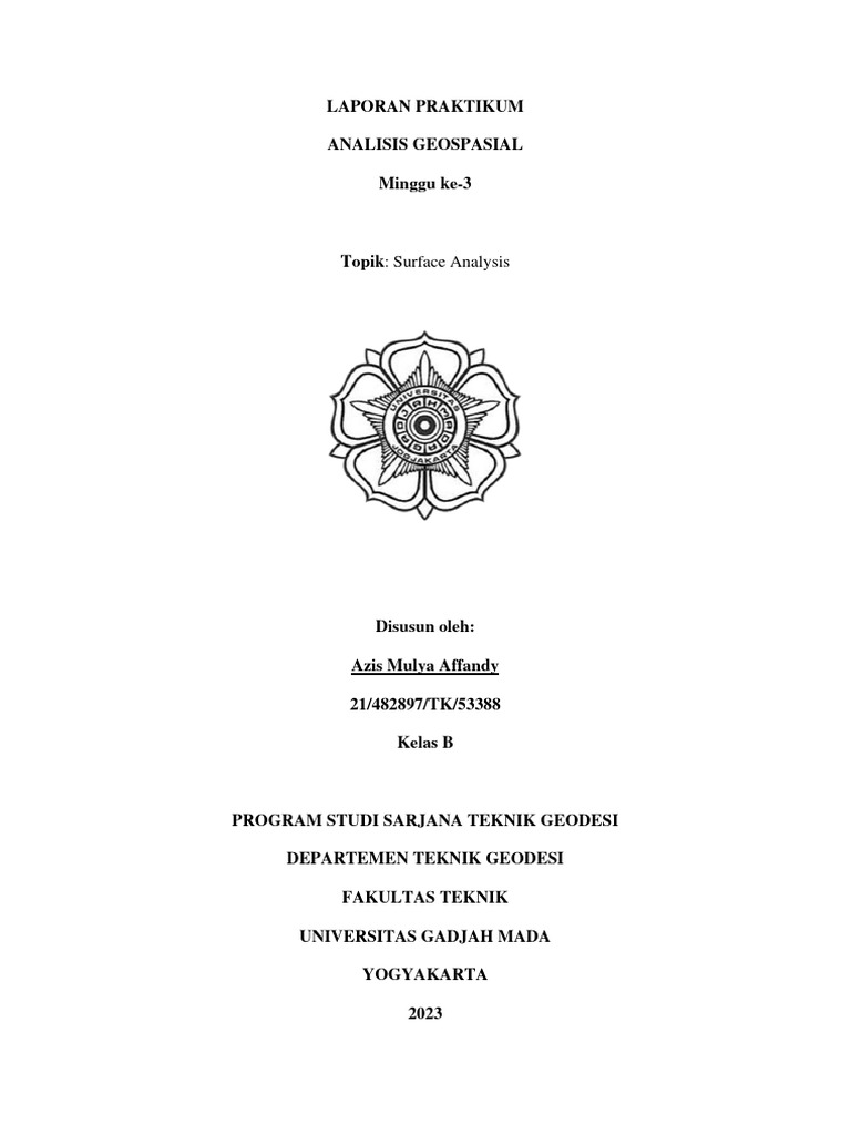 Analisis Geospasial B M3 482897 Azis Pdf