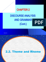 Chap2 2.2+2.3.theme Rheme - Tense Aspect