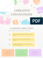 Multicolour Pastel Simple English Narrative Conventions Analysis Presentation