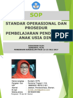 SOP Pembelajaran PAUD DARTI