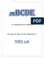 ABCDE - Guide To Surgical Registrar Job