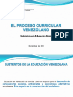El Proceso Curricular Venezolano Prof Maigualida Pinto