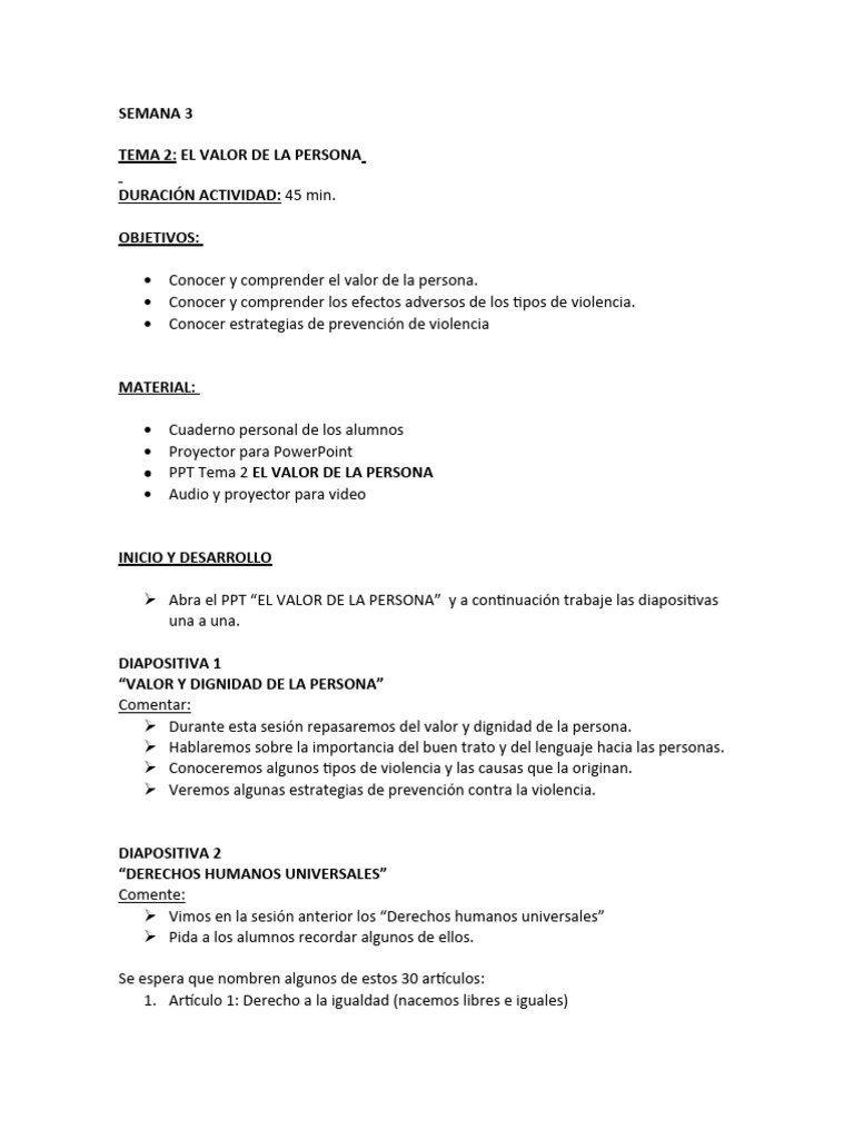 Valor y Prevención de la Violencia | PDF | Violencia | La dependencia ...