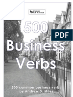 500 Common Business Verbs English to Spanish