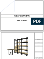 Shop Drawing: Rak Barang