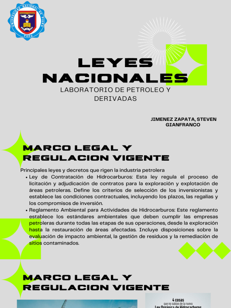 Leyes y Regulaciones de la Industria Petrolera | PDF | Petróleo | Impuestos