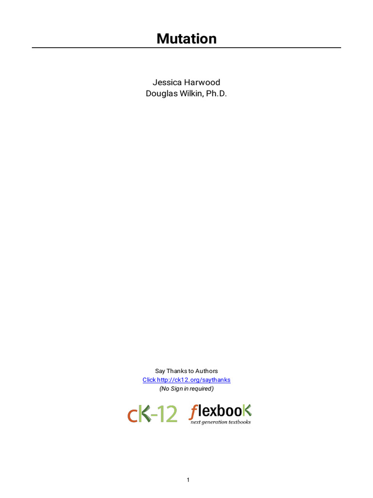 Mutations-MS-LS L v44 6w0 | PDF | Mutation | Point Mutation