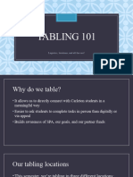 Tabling 101