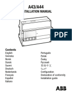 A43 A44 Installation Manual