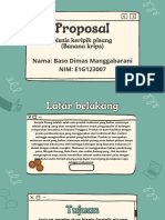 Proposal Usaha Keripik Pisang