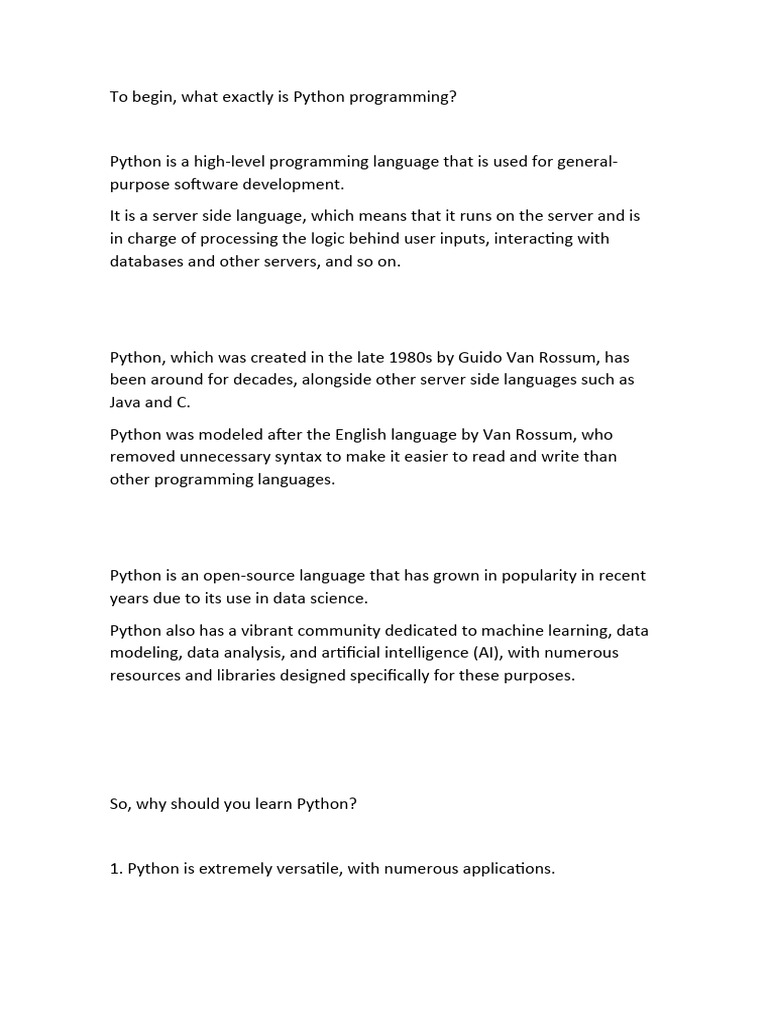 Best Ways To Learn Python | PDF