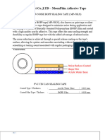 Low Noise BOPP Tape (MoonPhin - Phucat) (TDS)