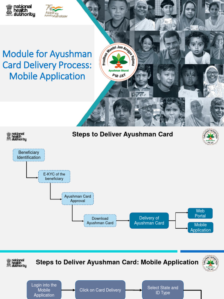 Ayushman Card Delivery Process Guide | PDF