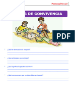 Reglas de Convivencia para Cuarto Grado de Primaria