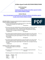 Test Bank For Statistics 3Rd Edition Agresti Franklin 0321755944 9780321755940 Full Chapter PDF