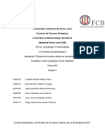 Universidad Autónoma de Nuevo León Facultad de Ciencias Biológicas Licenciado en Biotecnología Genómica Semestre Enero-Junio 2024