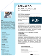 Bernardo: Plata Gonzalez