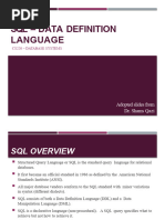 Week 4 - SQL