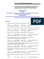 Test Bank For Contemporary Project Management 3Rd Edition by Timothy Kloppenborg Isbn 1285433351 9781285433356 Full Chapter PDF