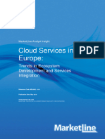 Cloud Services in Europe Trends in Ecosystem Development and Services Integration