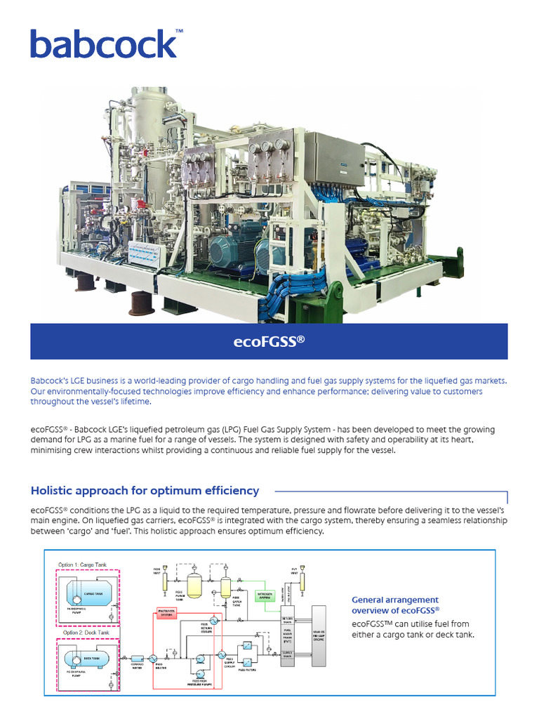 LGE Brochure LPG Fuel Gas Supply System ecoFGSS™ | PDF | Liquefied ...