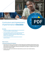 Education Transformation ch6 Curriculum Assessment Checklist