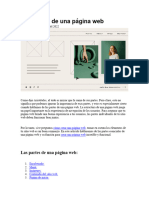 Las Partes de Una Página Web