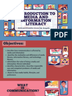 Introduction To Media and Information Literacy