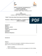 Práctica 1. Manejo de Micropipetas