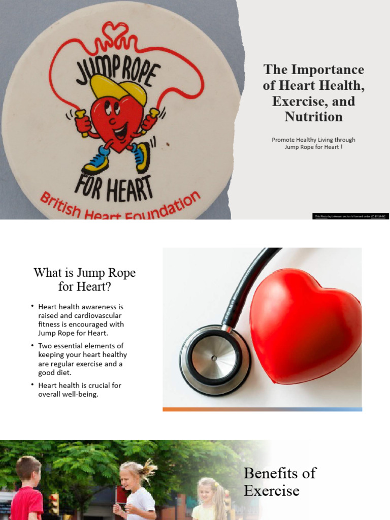 Jump Rope for Heart: Promoting Heart Health | PDF | Healthy Diet ...