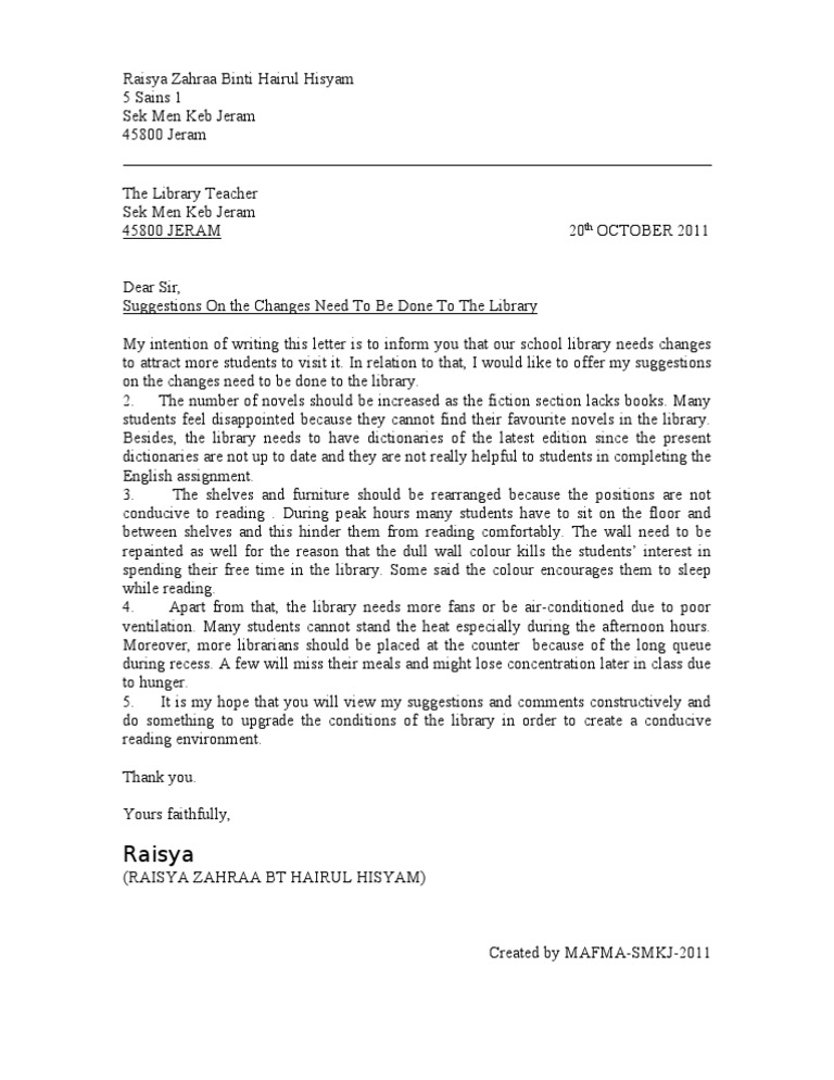 What Is A Formal Letter Essay