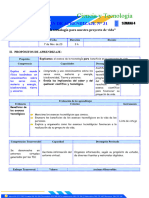 31° - Sesión - de - Aprendizaje 31°-Sem.4-Exp.7-C y T