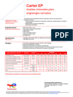 Carter EP: Aceites Minerales para Engranajes Cerrados