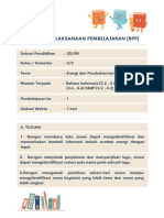 Rencana Pelaksanaan Pembelajaran (RPP)