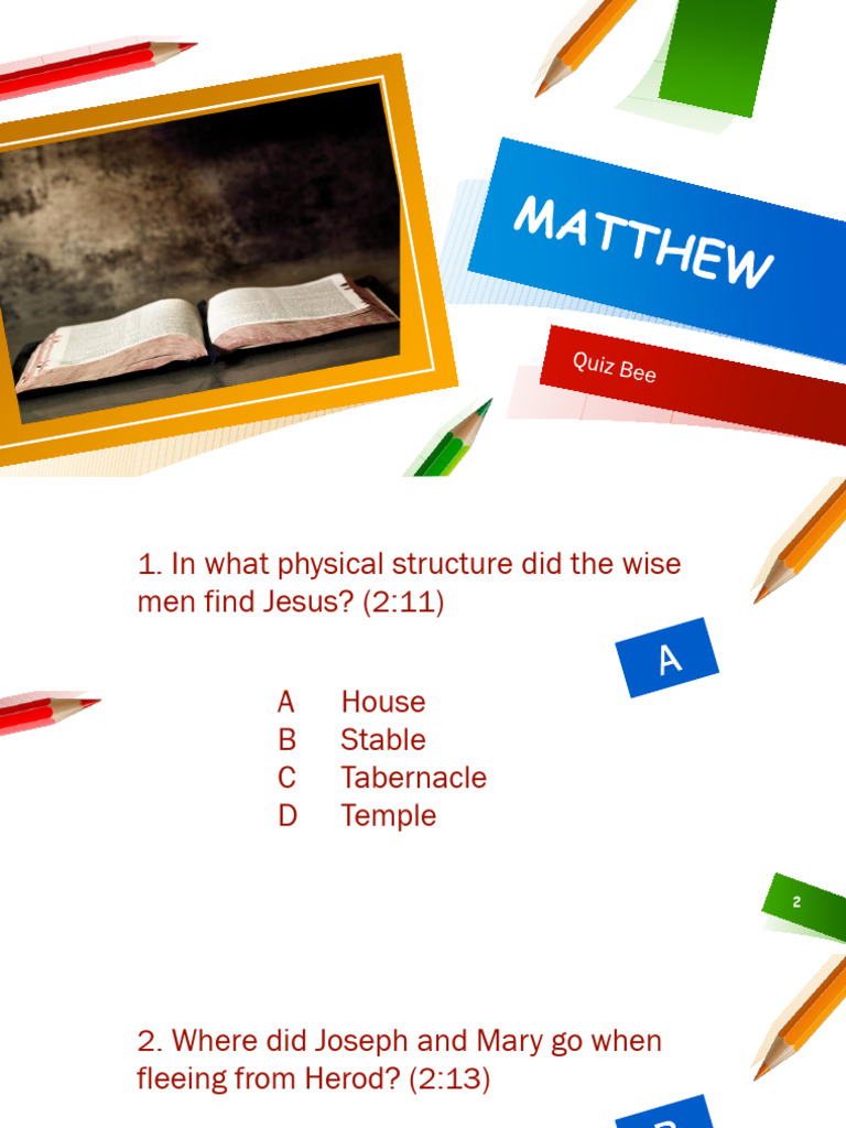 Matthew 1-10 QB | Download Free PDF | Jesus | Gospel Of Matthew