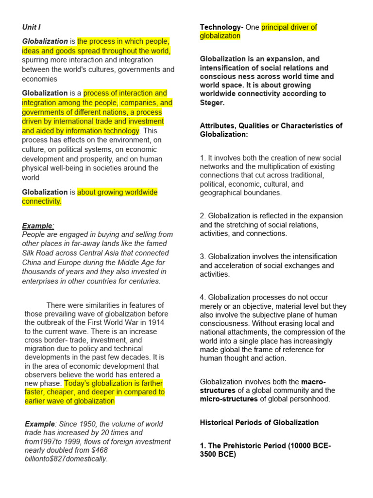 Understanding Globalization Dynamics | PDF | Globalization | Bric