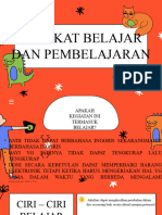 Hakikat Belajar Dan Pembelajaran