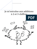 Livret Maths Additions À 2 Et 3 Chiffres