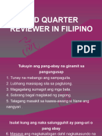 3RD Quarter Reviewer in Filipino