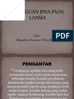 Gangguan Jiwa Pada Lansia